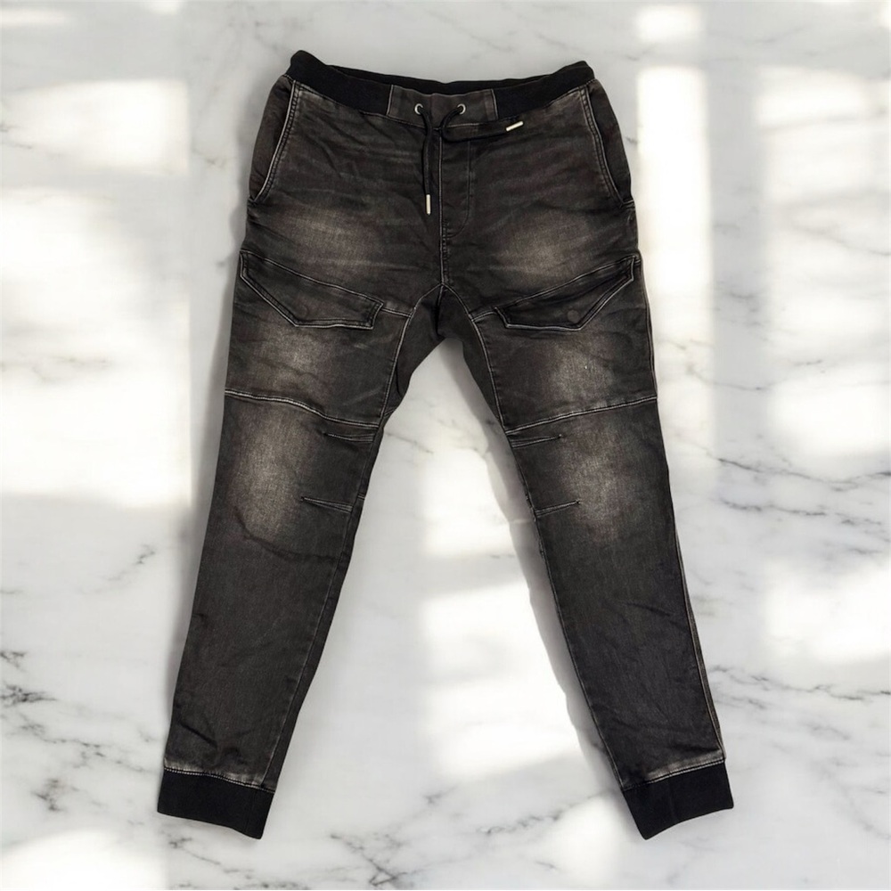 H&M Men's dark Skinny Jeans joggers pants